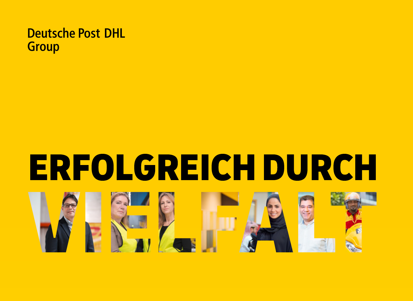 Titelbild des Nachhaltigkeitsberichtes der Deutschen Post 2018